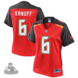 Women's  Chad Kanoff Tampa Bay Buccaneers NFL Pro Line  Team Player Jersey - Red