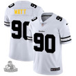 Men's Pittsburgh Steelers #90 T.J. Watt White Team Logo Vapor Limited NFL Jersey
