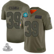 Men's  Dolphins #39 Larry Csonka Camo  Stitched NFL Limited 2019 Salute To Service Jersey