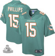 Men's  NFL PRO LINE  Jaelan Phillips Aqua Miami Dolphins Team Player Jersey