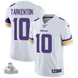 Men's  Minnesota Vikings #10 Fran Tarkenton White  Stitched NFL Vapor Untouchable Limited Jersey