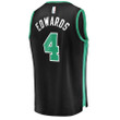 Men's  Carsen Edwards Boston Celtics Wairaiders Fast Break Replica Player- Statet Edition - Black Jersey