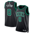 Men's  Boston Celtics Jordan Statet Edition Swingman Jersey - Green - Jayson Tatum - Unisex