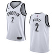 Men's   Brooklyn Nets #2 Taurean Prince Association Swingman Jersey - White , Basketball Jersey