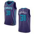 Men's   Charlotte Hornets #31 Joe Chealey Statet Swingman Jersey - Purple , Basketball Jersey