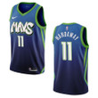 Men's   Dallas Mavericks #11 Tim Hardaway Jr. City Edition Swingman Jersey - Blue , Basketball Jersey