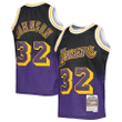 Youth's  Magic Johnson Los Angeles Lakers Mitchell & Ness  1984-85 Hardwood Classics Fadeaway Swingman Jersey - Black/Purple