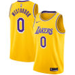 Men's Russell Westbrook Los Angeles Lakers 2020/21 Swingman Player Jersey Gold - Icon Edition