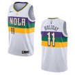 Men's  2019-20  New Orleans Pelicans #11 Jrue Holiday City Edition Swingman Jersey - White , Basketball Jersey