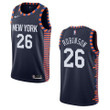 Men's  2019-20  New York Knicks #26 Mitchell Robinson City Edition Swingman- Navy Jersey