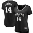 Women's  Drew Eubanks San Antonio Spurs Wairaiders  Fast Break Replica Player- Icon Edition - Black Jersey
