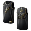 Men's   San Antonio Spurs #22 Rudy Gay Golden Edition Jersey - Black , Basketball Jersey