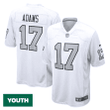 Youth's Davante Adams Las Vegas Raiders Alternate Game Jersey - White