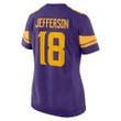 Women's Justin Jefferson Alternate Minnesota Vikings Game Jersey - Purple