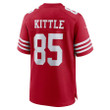 Youth'sGeorge Kittle San Francisco 49ers Player Game Jersey - Scarlet