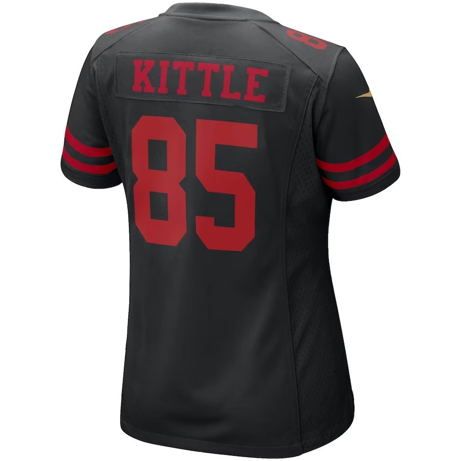 Women's George Kittle San Francisco 49ers Player Game Jersey - Black