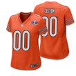 Women Custom Orange Chicago Bears Super Bowl Alternate Game Player Jersey – Replica