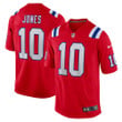 Mac Jones New England Patriots Youth Game Jersey - Red