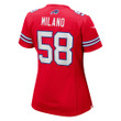 Matt Milano Buffalo Bills Women's Alternate Game Jersey - Red