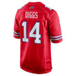 Stefon Diggs Buffalo Bills Alternate Game Jersey - Red