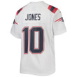 Mac Jones New England Patriots Youth Game Jersey - White