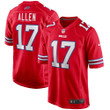 Josh Allen Buffalo Bills Alternate Game Player Jersey - Red