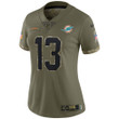 Dan Marino Miami Dolphins Women's 2022 Salute To Service Retired Player Limited Jersey - Olive