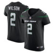 Zach Wilson New York Jets Vapor Elite Jersey - Stealth Black