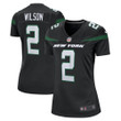 Zach Wilson New York Jets Women's Alternate 2021 NFL Draft First Round Pick Game Jersey - Black
