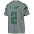 Zach Wilson New York Jets Youth Inverted Team Game Jersey - Gray