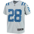 Jonathan Taylor Indianapolis Colts Youth Inverted Team Game Jersey - Gray