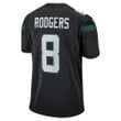 Aaron Rodgers New York Jets Game Jersey - Black
