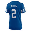 Carson Wentz Indianapolis Colts Women's Alternate Game Jersey - Royal