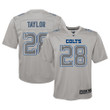 Jonathan Taylor Indianapolis Colts Youth Atmosphere Game Jersey - Gray