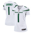 Ahmad Sauce Gardner New York Jets Women's Game Jersey - White