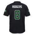 Aaron Rodgers New York Jets Youth Fashion Game Jersey - Black
