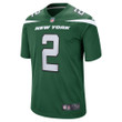 Zach Wilson New York Jets Game Jersey - Gotham Green