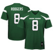 Aaron Rodgers New York Jets Youth Replica Player Jersey - Gotham Green