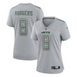 Aaron Rodgers New York Jets Women's Atmosphere Fashion Game Jersey - Heather Gray