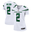 Zach Wilson New York Jets Women's Game Jersey - White