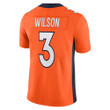 Men's Russell Wilson Denver Broncos Team Vapor Limited Jersey - Orange