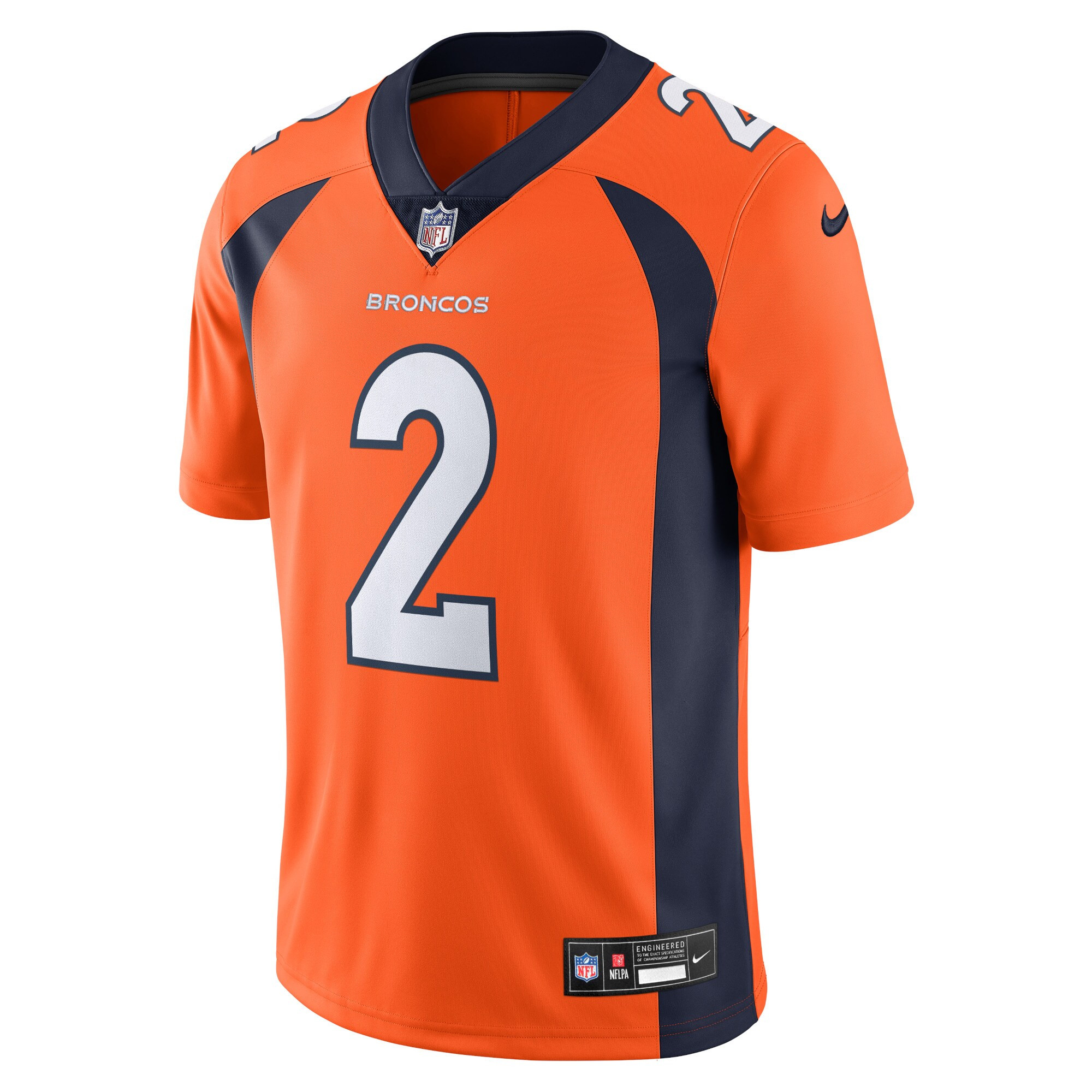Men's Patrick Surtain II Denver Broncos  Vapor Untouchable Limited Jersey - Orange