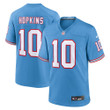 Men's DeAndre Hopkins Tennessee Titans Oilers Throwback Player Game Jersey - Light Blue
