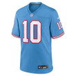 Men's DeAndre Hopkins Tennessee Titans Oilers Throwback Player Game Jersey - Light Blue
