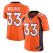 Men's Javonte Williams Denver Broncos  Vapor Untouchable Limited Jersey - Orange
