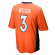 Men's Russell Wilson Denver Broncos Game Jersey - Orange