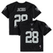 Men's Josh Jacobs Las Vegas Raiders Preschool Replica Player Jersey - Black