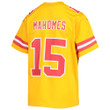 Patrick Mahomes Kansas City Chiefs Youth Inverted Team Game Jersey - Gold