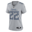 Derrick Henry Tennessee Titans Women's Atmosphere Fashion Game Jersey - Gray