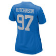 Aidan Hutchinson Detroit Lions Women's Alternate Game Jersey - Blue